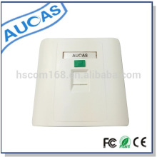 Plaque frontale modulaire Aucas, plaque tournante rj45 keystone jack